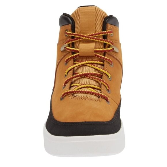 Timberland Mens Wheat Leather Seneca Bay Lace Up Mid Top Sneakers Sz 9.5 M New - Picture 10 of 12